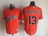 Majestic Baltimore Orioles #13 Manny Machado Orange MLB Stitched Jersey,baseball caps,new era cap wholesale,wholesale hats